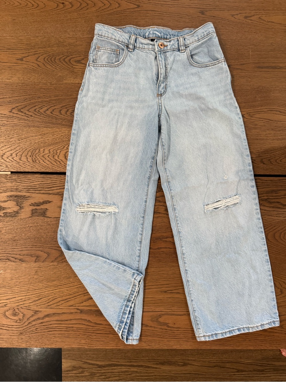 Girls Art Class Mid Rise Wide Leg Jean